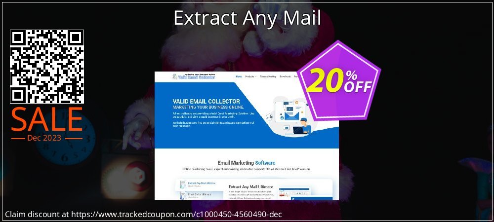 Extract Any Mail coupon on National Walking Day offering discount
