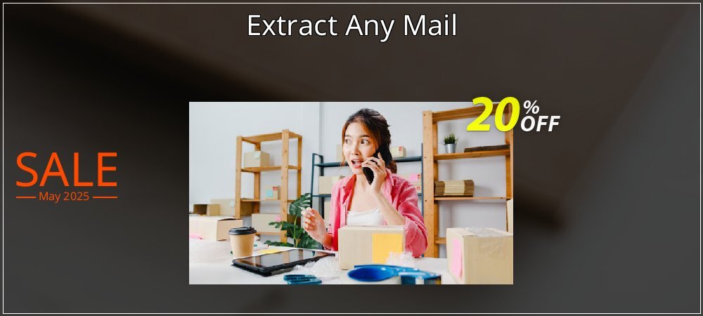 Extract Any Mail coupon on National Walking Day offering discount