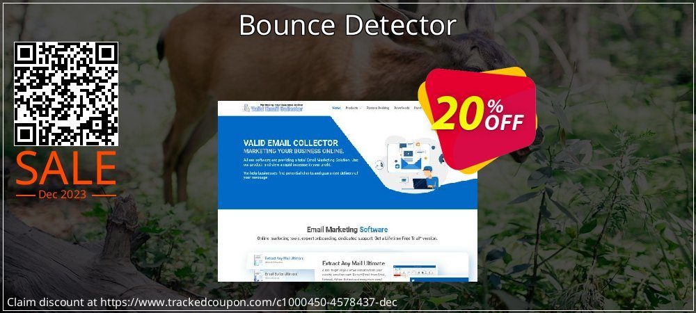 Bounce Detector coupon on April Fools' Day offering sales