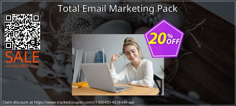 Total Email Marketing Pack coupon on National Walking Day offering discount