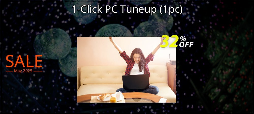 1-Click PC Tuneup - 1pc  coupon on World Password Day offering sales