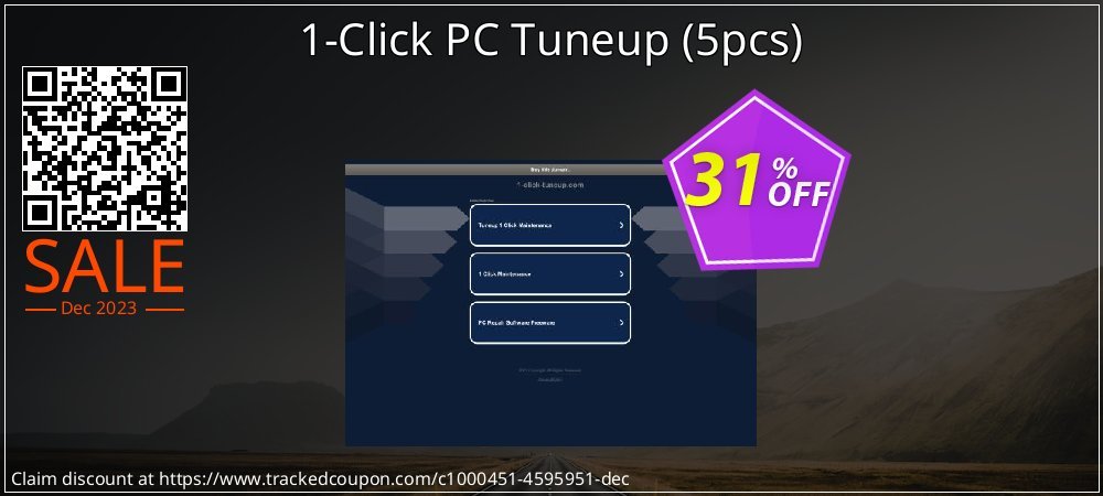 1-Click PC Tuneup - 5pcs  coupon on World Party Day super sale