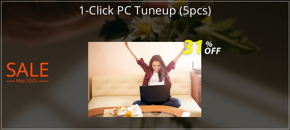 1-Click PC Tuneup - 5pcs  coupon on World Party Day super sale