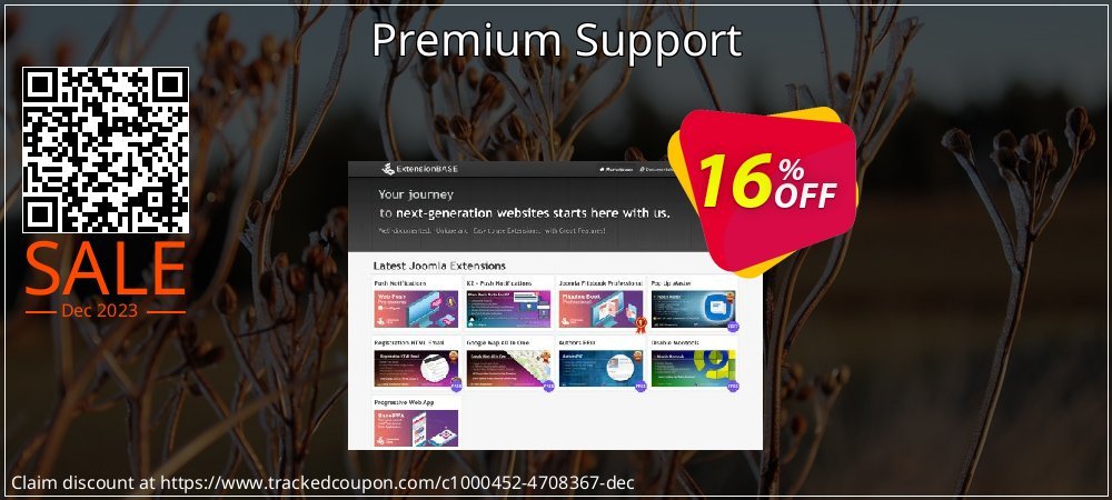 Premium Support coupon on Working Day offering sales