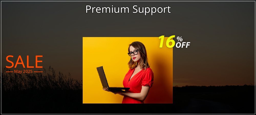 Premium Support coupon on Working Day offering sales