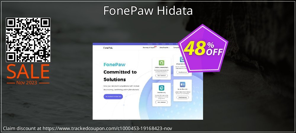 FonePaw Hidata coupon on Virtual Vacation Day discount