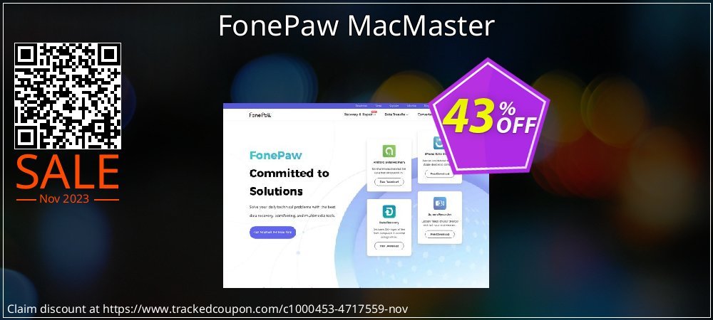 FonePaw MacMaster coupon on World Password Day sales