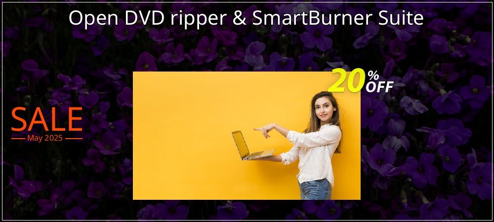 Open DVD ripper & SmartBurner Suite coupon on Mother's Day super sale