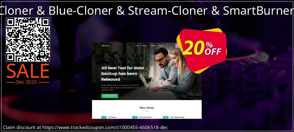 DVD-Cloner & Blue-Cloner & Stream-Cloner & SmartBurner Suite coupon on Virtual Vacation Day deals