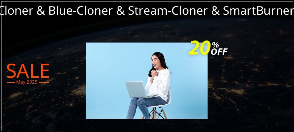 DVD-Cloner & Blue-Cloner & Stream-Cloner & SmartBurner Suite coupon on Virtual Vacation Day deals