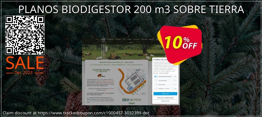 PLANOS BIODIGESTOR 200 m3 SOBRE TIERRA coupon on Tell a Lie Day discount