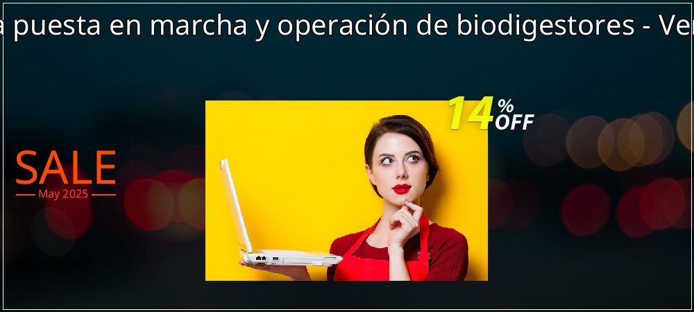 Manual para la puesta en marcha y operación de biodigestores - Version Windows coupon on Working Day discount