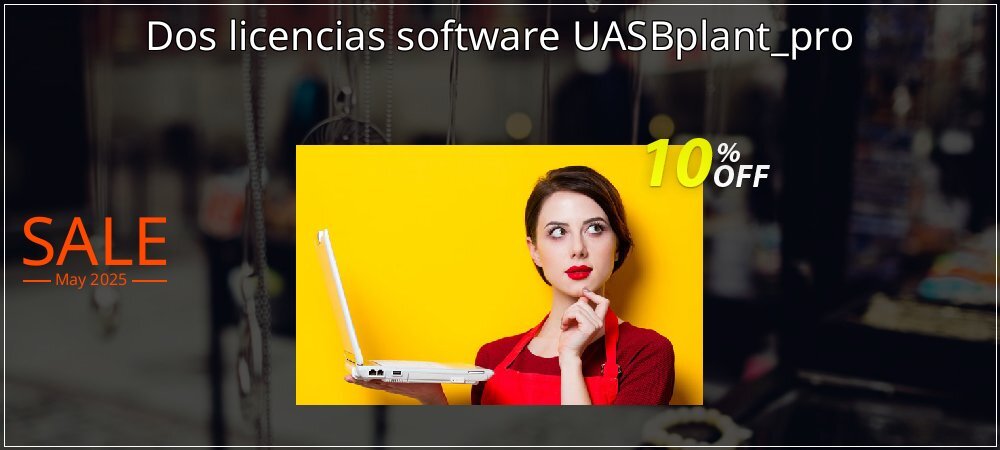 Dos licencias software UASBplant_pro coupon on World Party Day sales