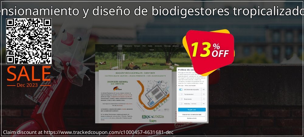 Manual de dimensionamiento y diseño de biodigestores tropicalizados - Version MAC coupon on World Party Day discount