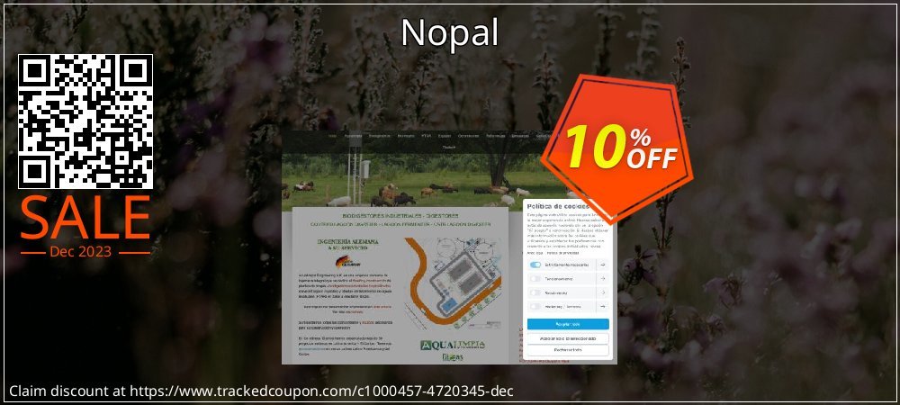 Nopal coupon on National Walking Day promotions