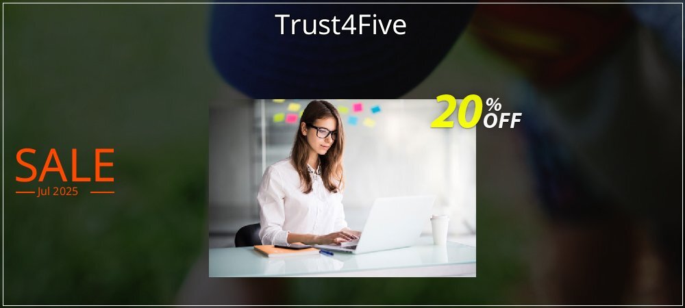 Trust4Five coupon on Emoji Day offering discount