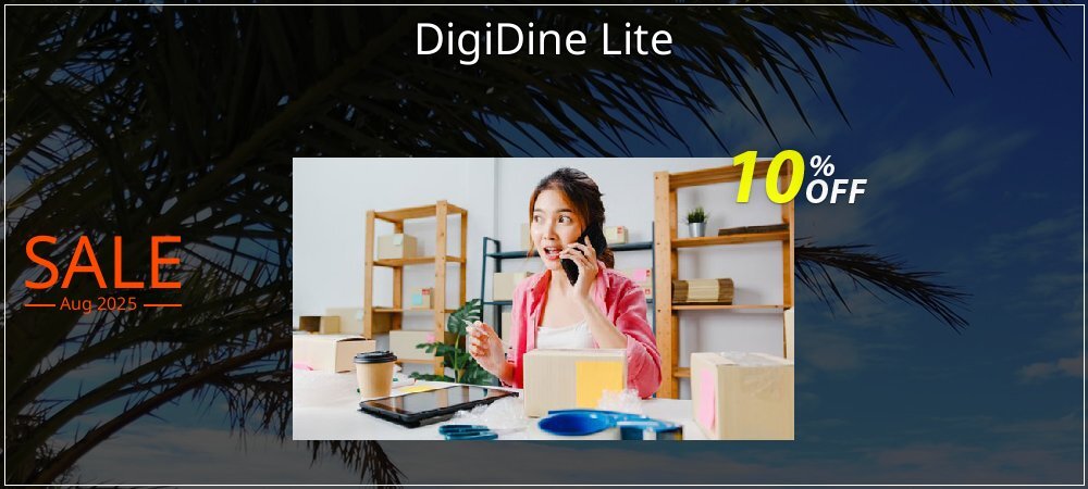 DigiDine Lite coupon on Work Like a Dog Day offering sales