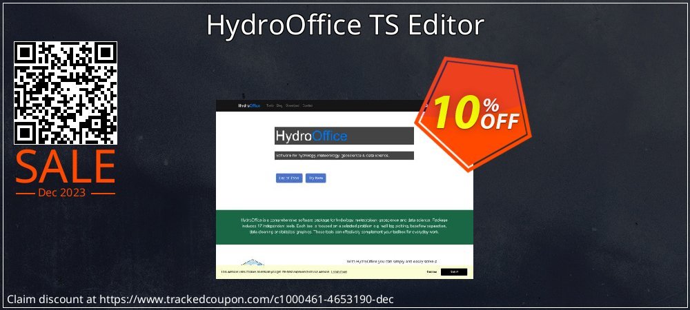 HydroOffice TS Editor coupon on National Walking Day super sale