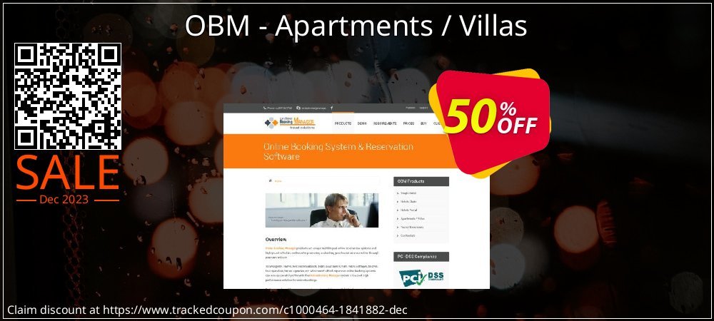 OBM - Apartments / Villas coupon on Working Day offering sales