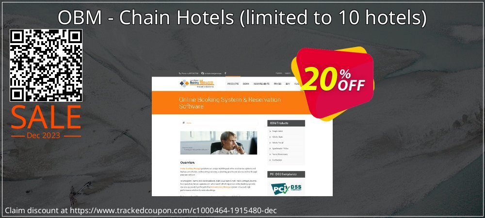 OBM - Chain Hotels - limited to 10 hotels  coupon on National Walking Day sales