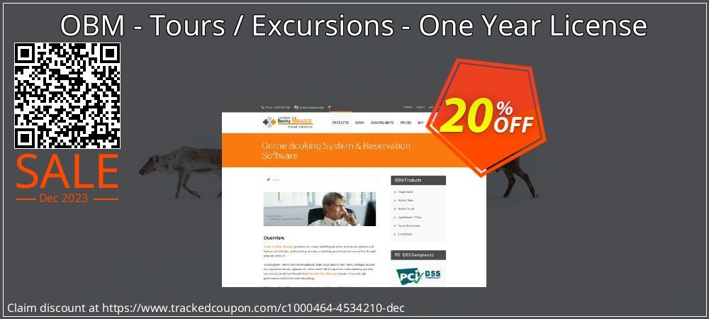 OBM - Tours / Excursions - One Year License coupon on National Walking Day sales