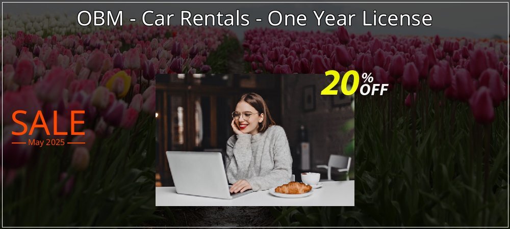 OBM - Car Rentals - One Year License coupon on Mother's Day super sale