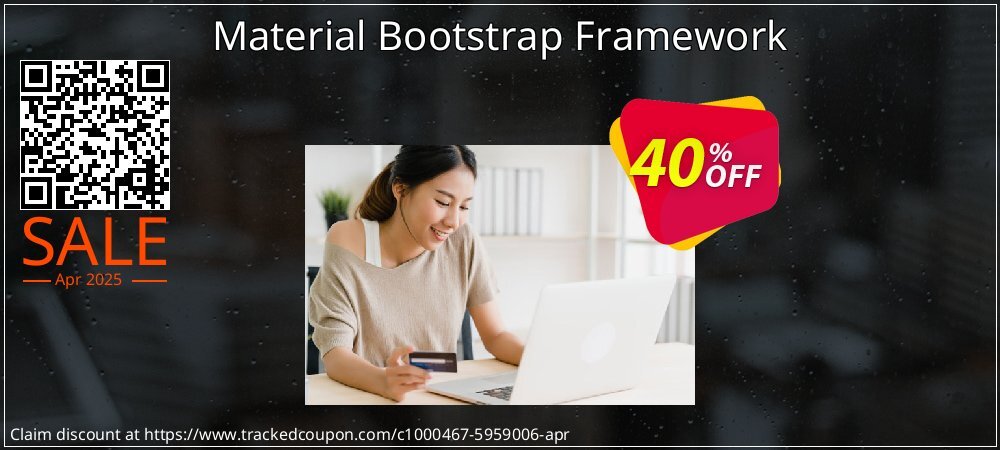 Material Bootstrap Framework coupon on World Party Day sales