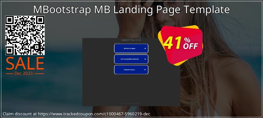 MBootstrap MB Landing Page Template coupon on World Password Day promotions