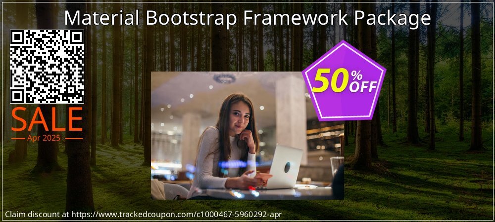 Material Bootstrap Framework Package coupon on April Fools' Day promotions