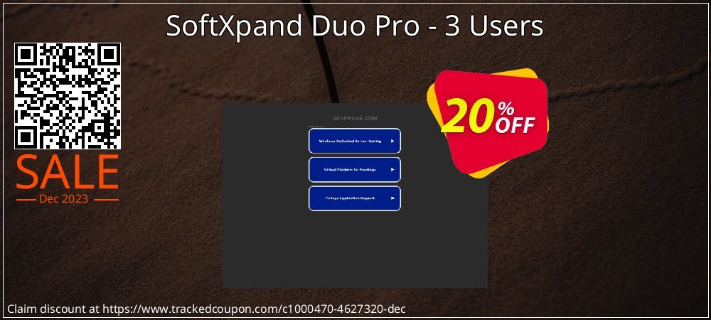 SoftXpand Duo Pro - 3 Users coupon on World Backup Day deals
