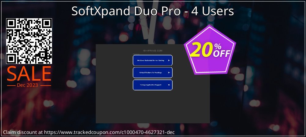 SoftXpand Duo Pro - 4 Users coupon on World Party Day discount