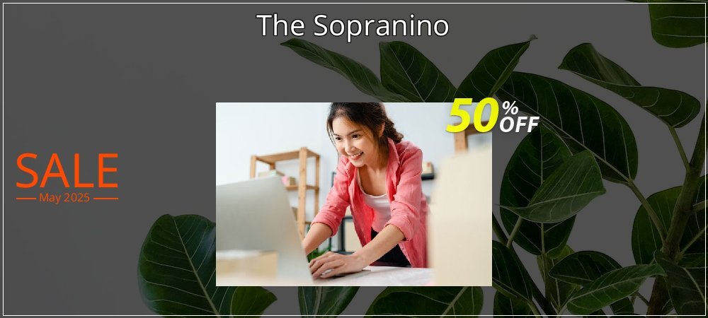 The Sopranino coupon on National Pizza Party Day sales