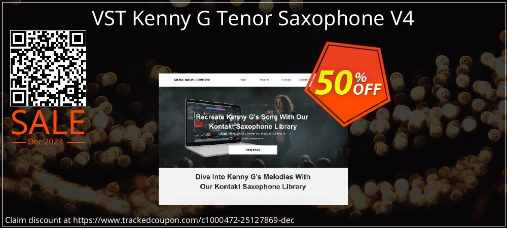 VST Kenny G Tenor Saxophone V4 coupon on Tell a Lie Day offer