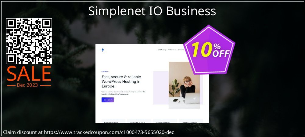 Simplenet IO Business coupon on World Backup Day discount