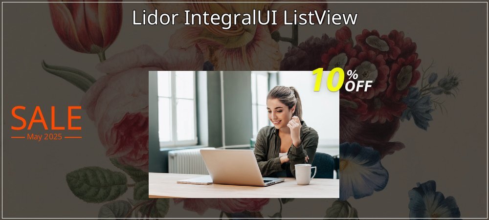 Lidor IntegralUI ListView coupon on National Smile Day discounts