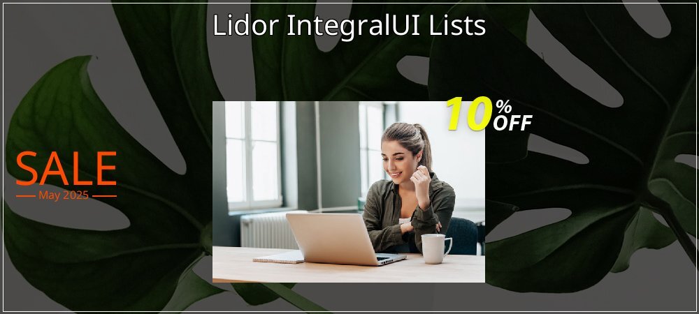 Lidor IntegralUI Lists coupon on National Walking Day discounts