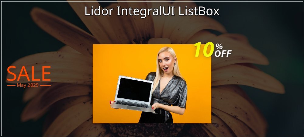 Lidor IntegralUI ListBox coupon on April Fools' Day sales