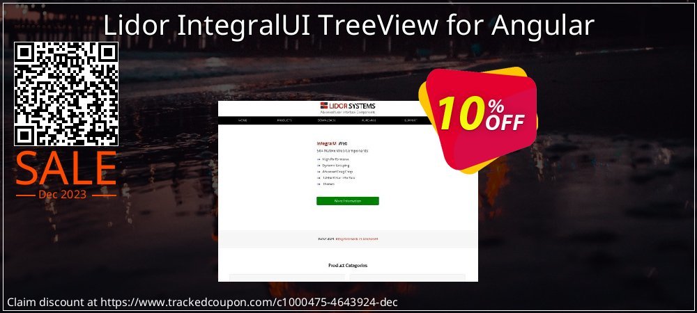 Lidor IntegralUI TreeView for Angular coupon on National Smile Day discounts