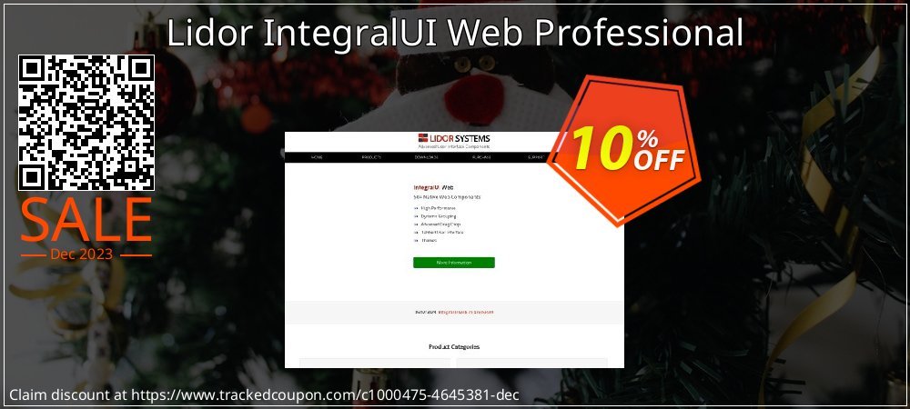Lidor IntegralUI Web Professional coupon on World Party Day offering sales