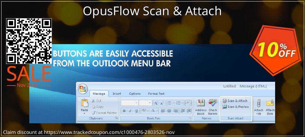OpusFlow Scan & Attach coupon on World Party Day deals
