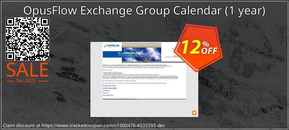 OpusFlow Exchange Group Calendar - 1 year  coupon on Easter Day discounts