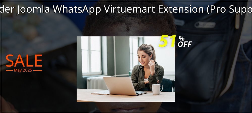 ExtensionCoder Joomla WhatsApp Virtuemart Extension - Pro Support Package  coupon on National Memo Day offering discount