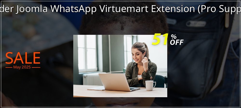 ExtensionCoder Joomla WhatsApp Virtuemart Extension - Pro Support Package  coupon on April Fools Day offer