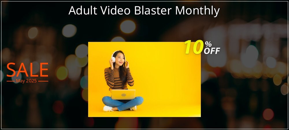 Adult Video Blaster Monthly coupon on National Pizza Party Day offering discount