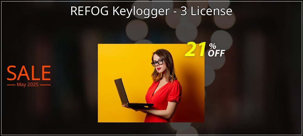 REFOG Keylogger - 3 License coupon on National Loyalty Day promotions