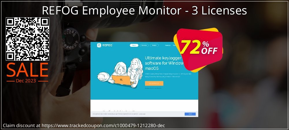 REFOG Employee Monitor - 3 Licenses coupon on National Walking Day discount