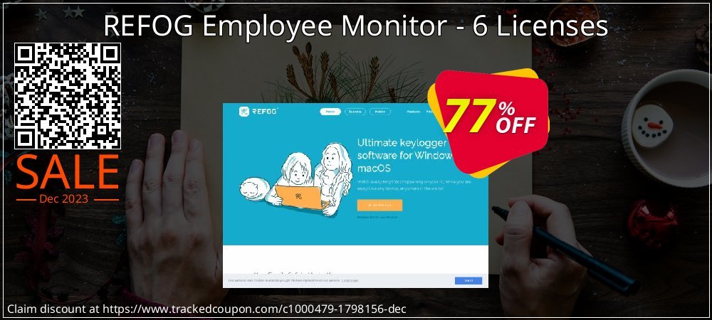 REFOG Employee Monitor - 6 Licenses coupon on World Party Day super sale