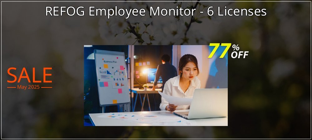 REFOG Employee Monitor - 6 Licenses coupon on World Party Day super sale