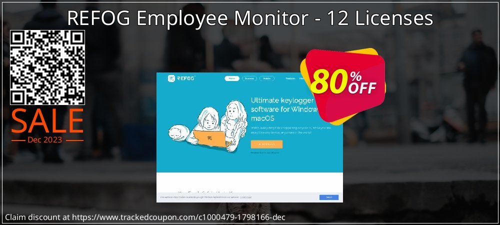 REFOG Employee Monitor - 12 Licenses coupon on Palm Sunday super sale