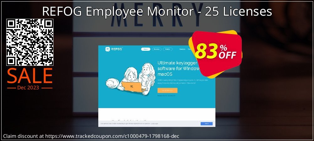 REFOG Employee Monitor - 25 Licenses coupon on Easter Day sales